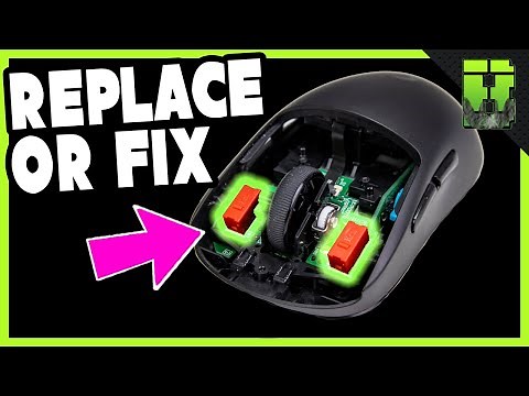 LOGITECH DOUBLE CLCK FIX: SWITCH REPLACEMENT