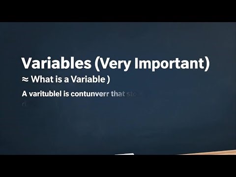 Python Basics Part 2 | Variables Explained for Beginners