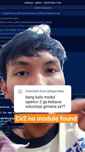 Error: Cv2 no module found | Install OpenCV Python #python #opencv