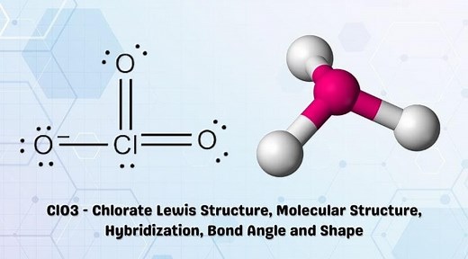 ClO3- Lewis Structure, Molecular Geometry, Hybridization & Shape