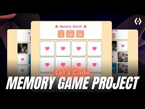 Build Memory Game Project | HTML CSS JavaScript Fun Game for Beginners 2025