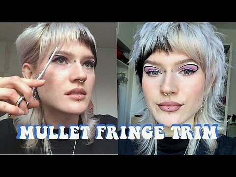 HOW TO CUT YOUR MULLET/SHAG FRINGE AT HOME