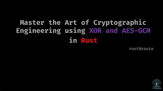 Rust CLI Engineering: AES-GCM Encryption with XOR and PBKDF2 | Diljith Suresh posted on the topic | LinkedIn