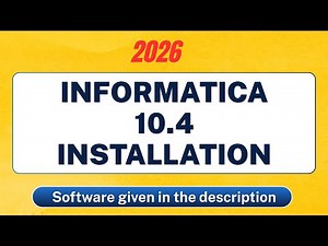 How to install Informatica PowerCenter 10.4 on Windows | Informatica Installation | NiC IT Academy