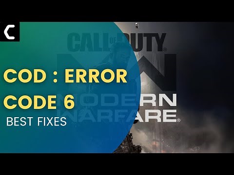 How To Fix COD Warzone Error Code 6 Or Diver | FIXED |