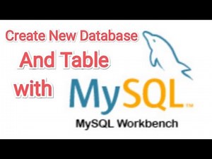 How to create database in MySQL Workbench