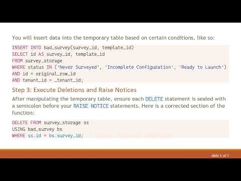Can I Create a Temporary Table Inside a PostgreSQL Function?