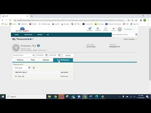 Exploring the ADP Timecard Employee Training