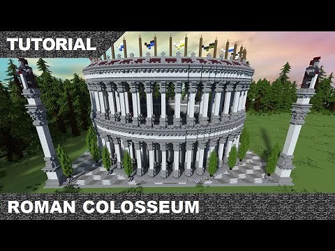Minecraft Roman Colosseum Tutorial & Download - part 1