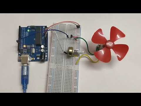DC Motor Control using Arduino and Potentiometer