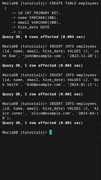 Delete rows with DELETE statement