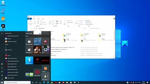 How to Pin File or Folder to Start Menu in Windows 11/10