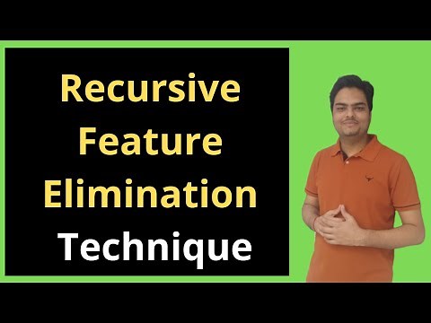 Recursive Feature Elimination Technique | Recursive feature elimination in machine learning