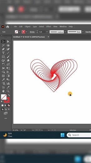 Adobe Illustrator Basic Tutorial for Beginners #adobeillustrator #shorts #tutorial