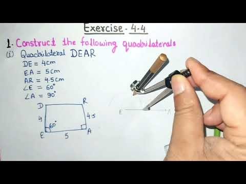 Exercise 4.4 class 8 maths | Ex 4.4 Q1 class 8 | CH:4 Practical geometry ex 4.4 NCERT Maths