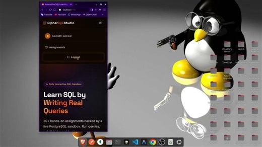 SQL Studio built for SQL Learner | Monaco SQL Editor | Building for Developer |@sapnendra | Sapnendra Jaiswal