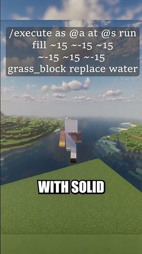 💧 OP Minecraft Command That Drains Water Instantly! #minecraft #minecrafttutorial