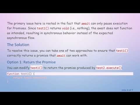 Mastering await in JavaScript: How to Execute Functions Asynchronously