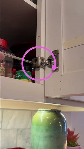 How to Adjust a Cabinet Door that WON'T Stay Closed