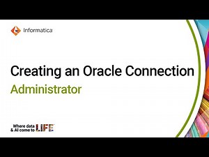 Creating an Oracle Connection in Administrator