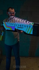 8K views · 22 reactions | He created a futuristic Alien gun that will explode you  | Green Bean | Facebook