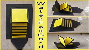 DIY Waterfall Card Tutorial | Step-by-Step Card Making Guide 🎨