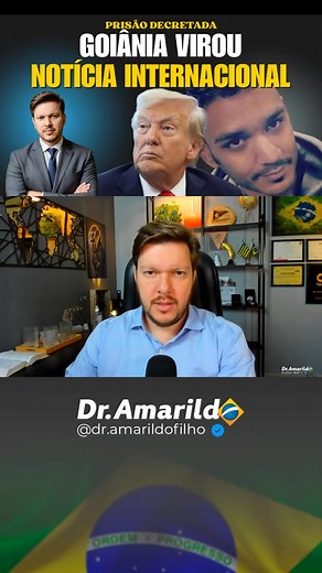 URGENTE: Homem que planejava matar Trump é preso em Goiânia! #Noticias #comentaristadenoticias | Dr. Amarildo Filho