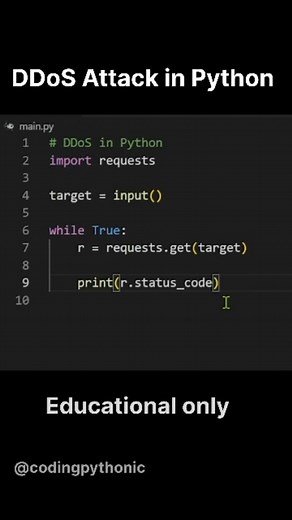AI agent · Data Science · Web · Apps on Instagram: "Understanding DDoS (Distributed Denial of Service) attacks from an educational and cybersecurity defense perspective is crucial. A DDoS attack floods a target server with excessive requests, overwhelming its resources and causing downtime. Here’s how you can learn about them responsibly: 1. How DDoS Attacks Work Volume-Based Attacks: Overload bandwidth with traffic (e.g., UDP floods, ICMP floods). Protocol Attacks: Exploit network protocols (e.