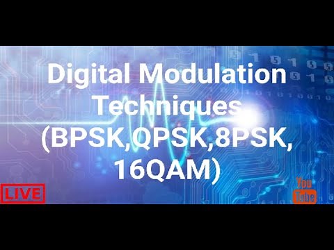 Digital Modulation Techniques (BPSK,QPSK,8PSK & 16QAM)