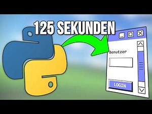 Dein erstes Python-Programm mit Oberfläche (tkinter GUI Tutorial Deutsch)