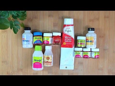 Fabric Painting Basics Tutorial for beginners l All about Fabric painting l How to paint on Cloth