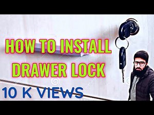 how to install drawer lock
