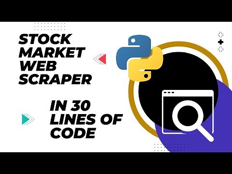 Python Web Scraping Tutorial - Automate Stock Market Data Collection