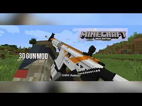 3D gun mod Minecraft Java edition