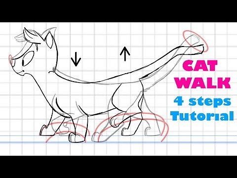 CAT WALK Animation Tutorial