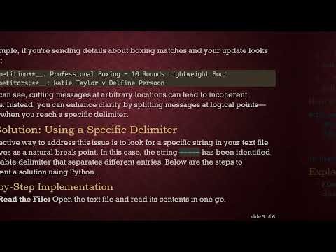 How to Split Text File Content for Discord Bot Messages Efficiently