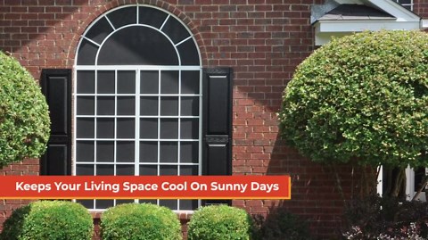 Phifer Solar Screen Mesh for Windows 80% Shade – Energy-Saving Solar Screen Roll 72 in x 25ft, Black – DIY Exterior Sun Shades for Reduced Glare and More Privacy - Patio & Porch