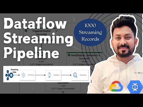 Create a Streaming Data Pipeline with Google Cloud Dataflow : Pub/Sub to BigQuery