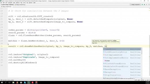 Find similarities between two images with Opencv and Python - Pysource