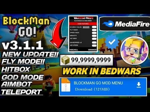 Blockman Go MOD Menu v3.1.1 Blockman Go mod apk with admin panel (Unlimited Money, Gcubes, Menu)