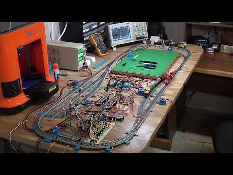 Autonomous Arduino / IR Controlled Model Railroad