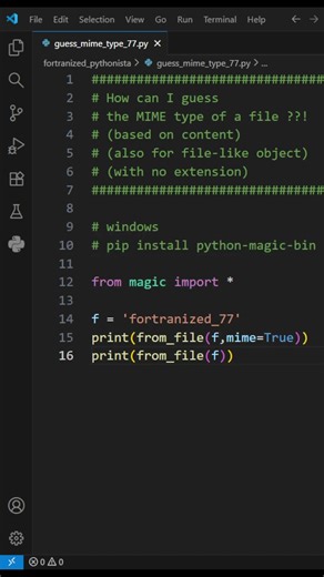 How can I guess the MIME type of a file #python