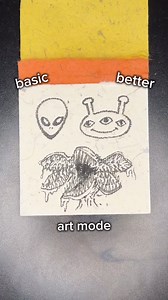 12K views · 135 reactions | Anyone can draw aliens! Here’s how to take your art from basic to breathtaking. #arttutorial #alienartwork #howtodraw #lineart #brushpen #alien #aliens | Harrison How | Facebook