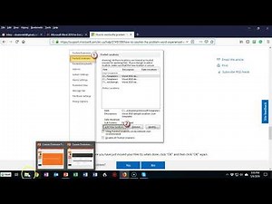 Word Experienced an Error Trying to Open the file