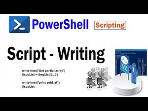 13- How to write script using powershell step by step