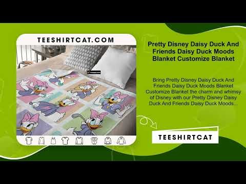 Pretty Disney Daisy Duck And Friends Daisy Duck Moods Blanket Customize Blanket