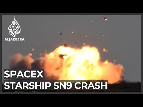 SpaceX’s Starship test flight ends in fiery crash, again