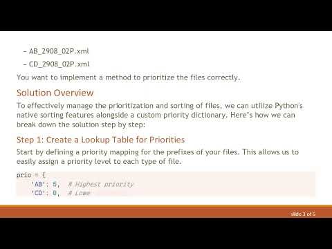 Transforming a File List Based on Higher Priority with Python