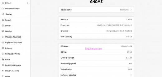Install Ubuntu 20.04 Desktop - Full Steps With Screenshots | ComputingForGeeks