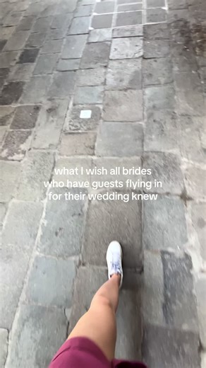 My husband & I had an international wedding, and this is what I recommend to every bride who has guests flying in - Don’t assume they know about where they’re going! Adding key details to your website or on their invite goes a LONG way with 1) saving you from a million questions, and 2) making sure everyone’s in the right place at the right time for your rehearsal, ceremony, etc. The biggest questions they need to know are: • What’s the best way to get from the airport to their accommodation? •